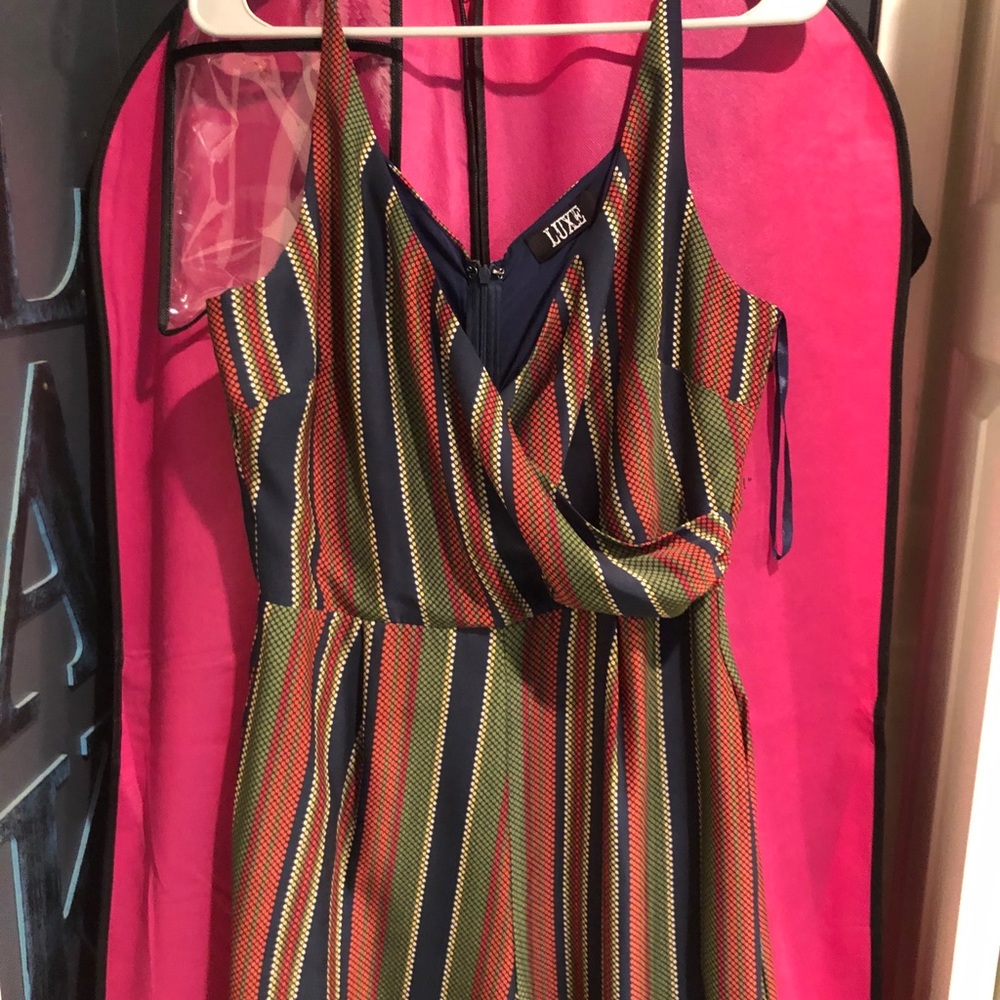 multi color jumpsuit